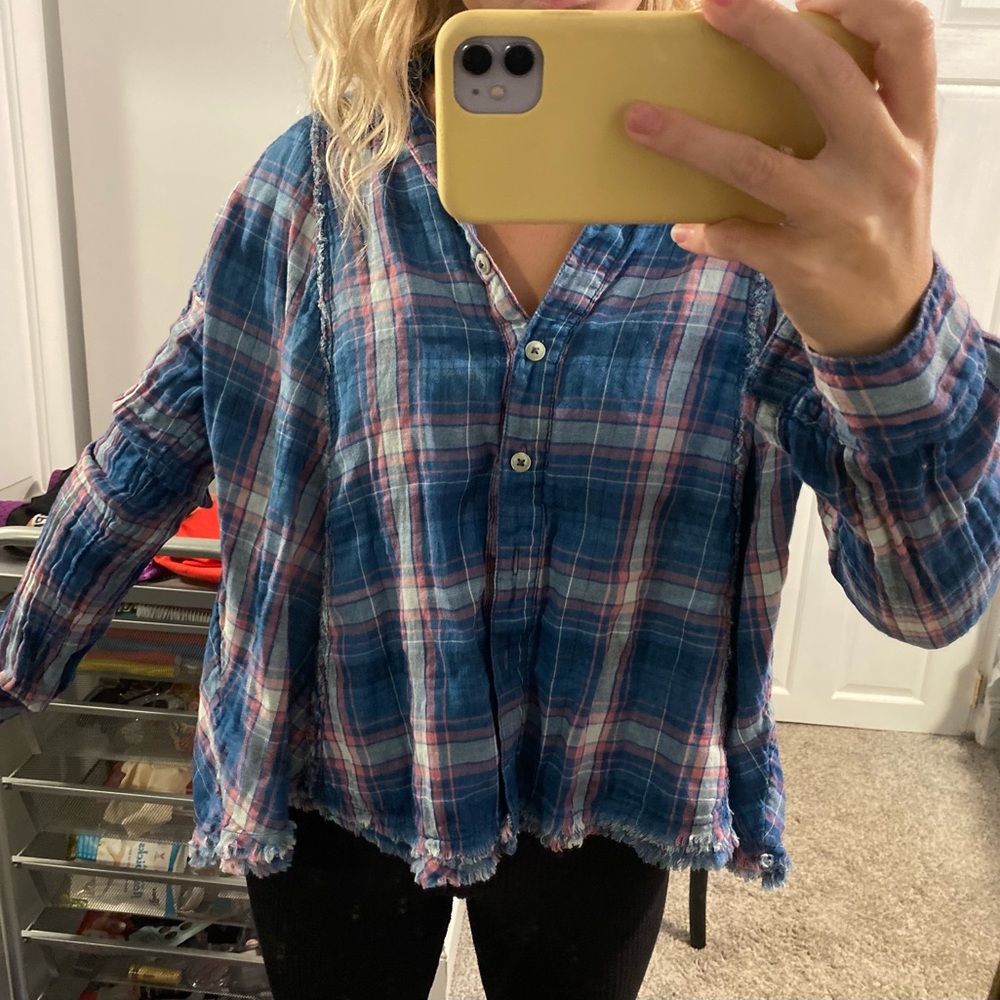 Free People flannel XS